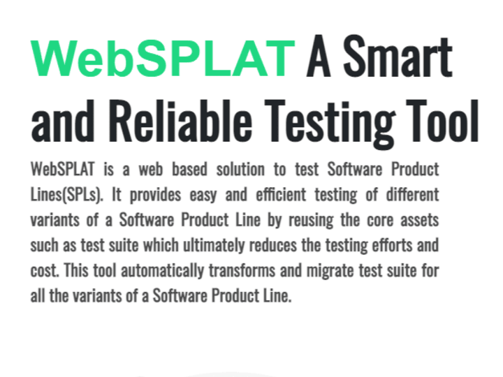 Cover image for WEBSPLAT Test Suite Migration