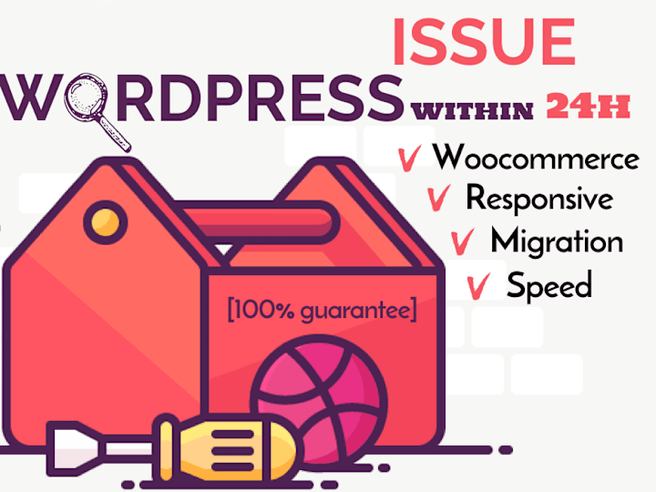 Cover image for Get fixed your wordpress woocommerce issues errors bugs html css