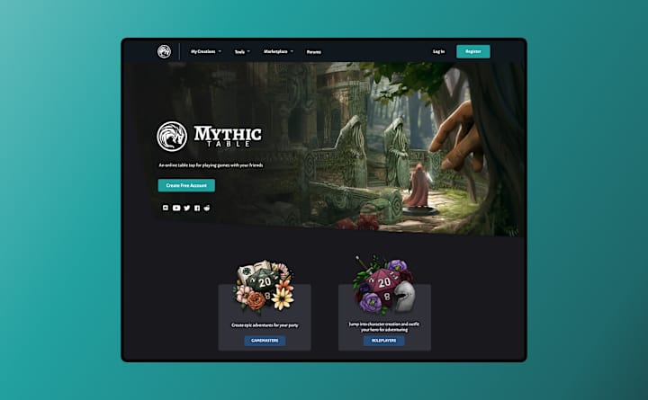 Cover image for Mythic Table | Product Design