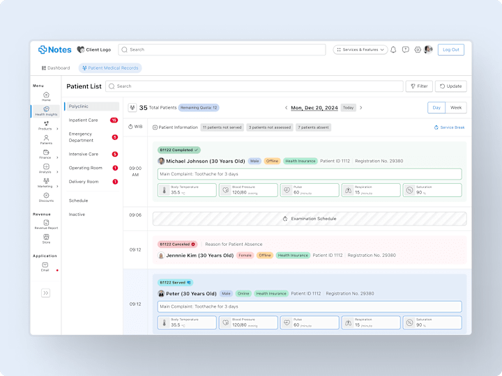 Cover image for Notes Webapp - ERP for Healthcare