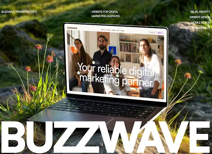 Cover image for Buzzwave — Framer Website