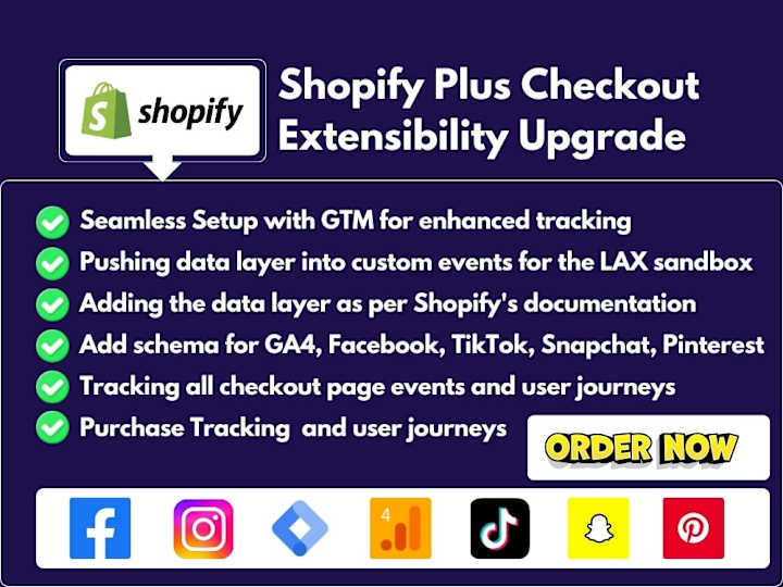 Cover image for shopify Plus Checkout Extensibility Upgrade Data layer & GA4 GTM