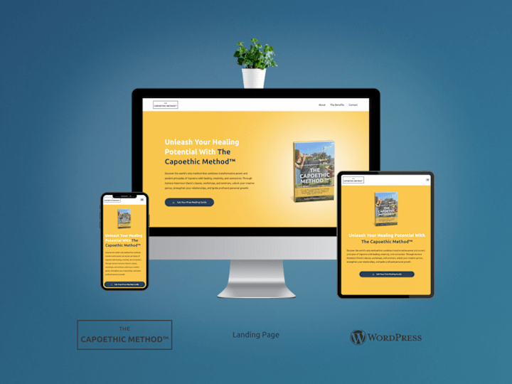 Cover image for Branding + Website Landing Page | The Capoethic Method