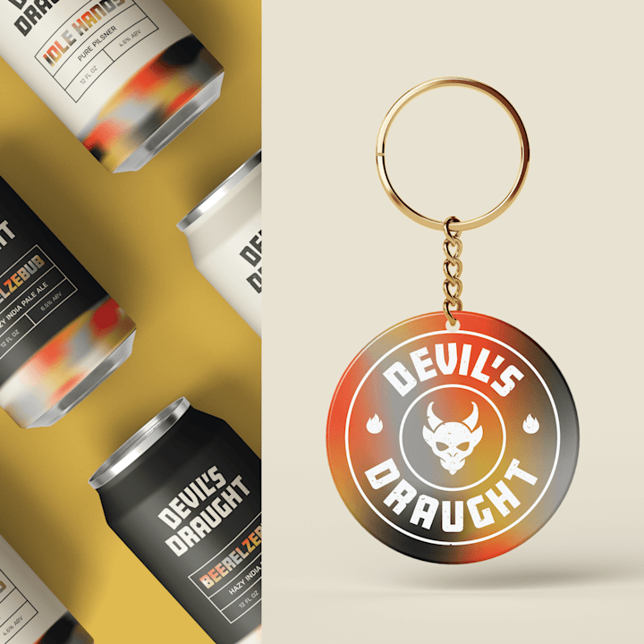 Cover image for Brand Identity Design and Packaging Design - Devil's Draught