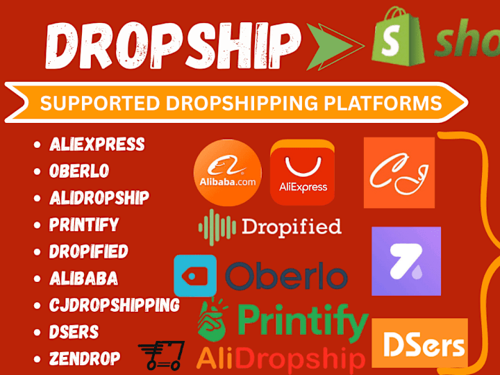 Cover image for build new profitable ecommerce dropshipping store via shopify