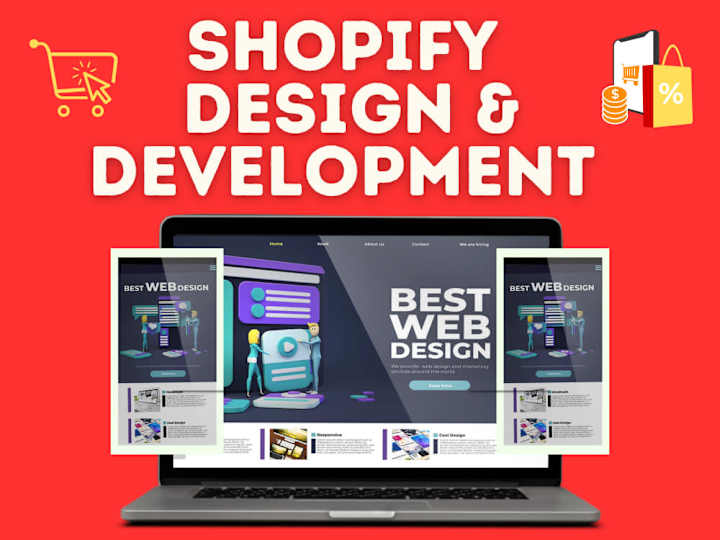 Cover image for Shopify Store Shopify Website Shopify Dropshipping Web Design