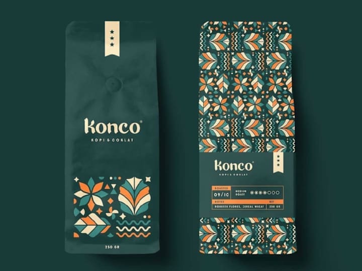 Cover image for Konco Coffee - Brand Design (with Packaging)