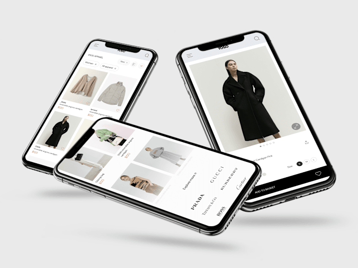 Cover image for UI/UX design for a luxury e-commerce brand.