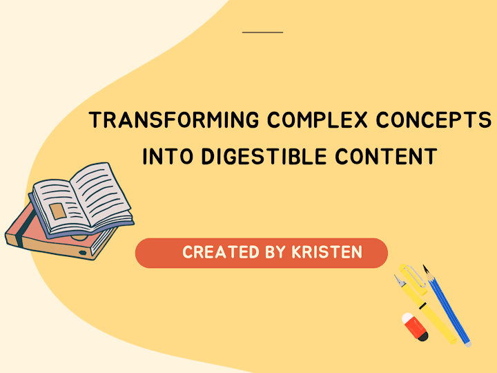 Cover image for Transforming Complex Concepts into Digestible Content