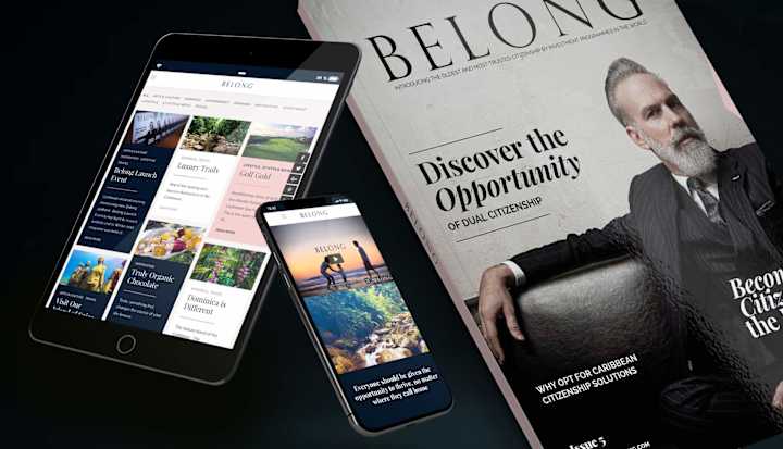 Cover image for Belong Rebrand . Magazine + Website