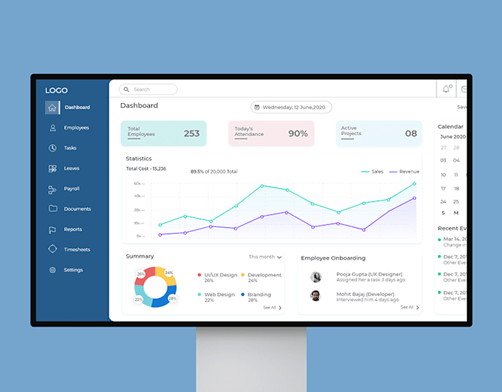 Cover image for Employee Management Dashboard