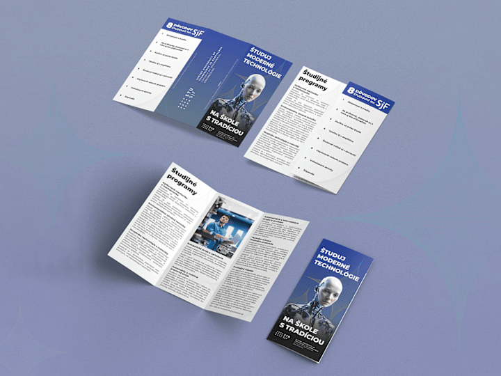 Cover image for Tri-fold Brochure Design for Slovak Technical University