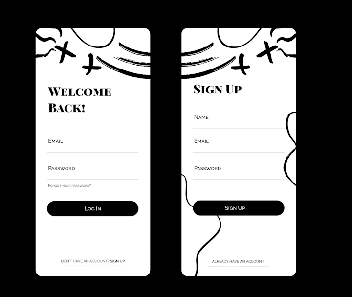 Cover image for Sign Up Page Concept