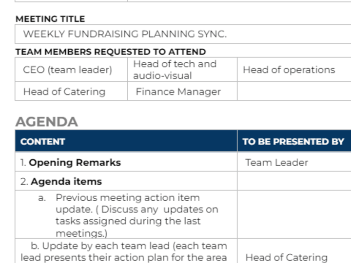 Cover image for Meeting management