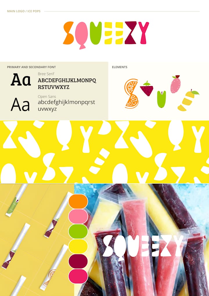 Cover image for Squeezy - Ice Pops Branding