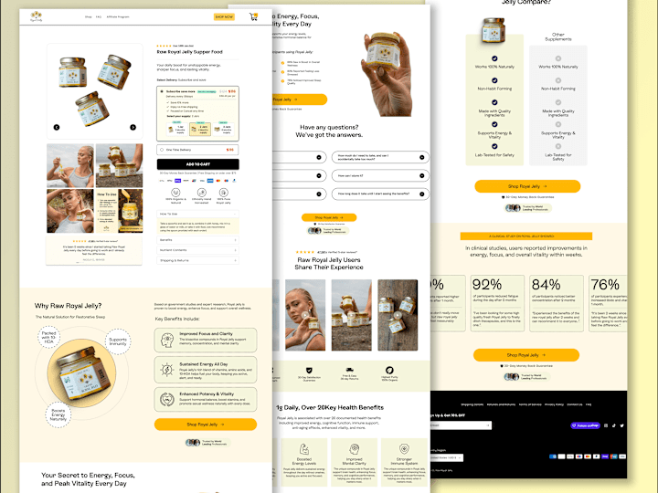 Cover image for PDP Page for Royal Jelly Brand