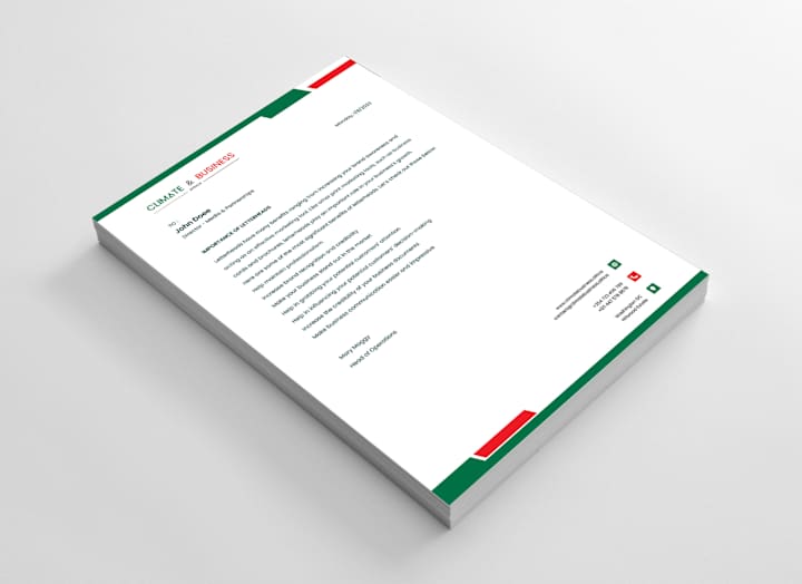 Cover image for Climate & Business Branding - Logo and Letterhead design