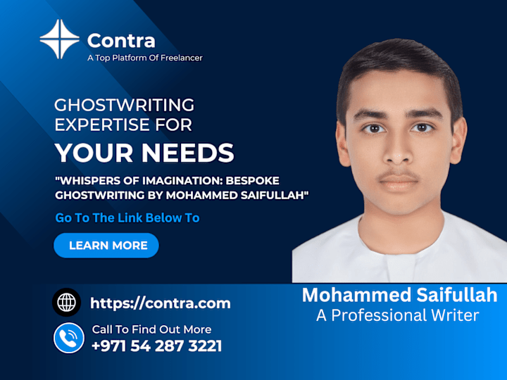 Cover image for Ghostwriting Services