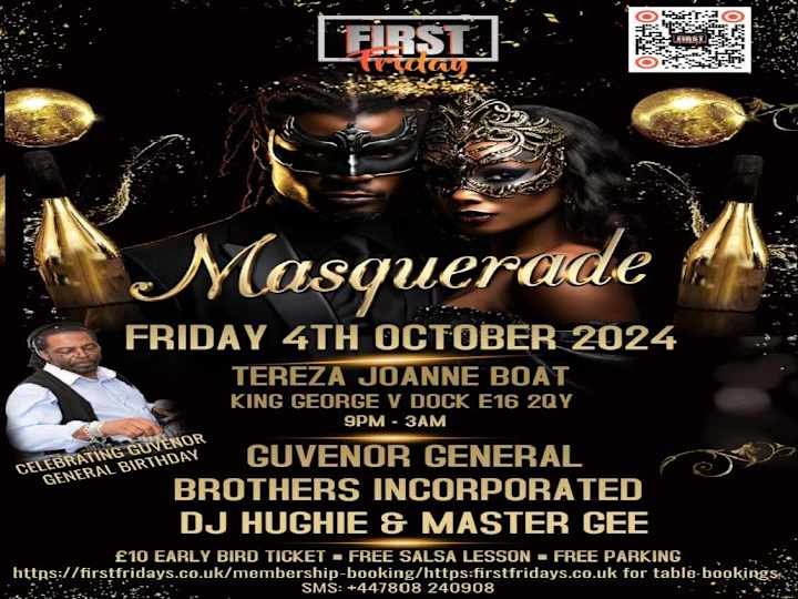 Cover image for Masquerade   First Friday 