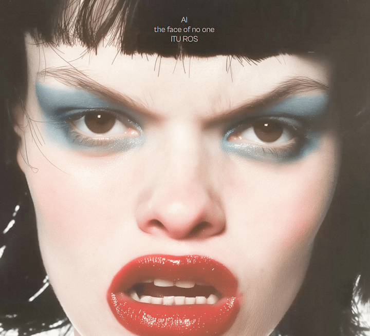 Cover image for AI THE FACE OF NO ONE magazine