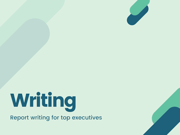 Cover image for Writing: Development of Reports
