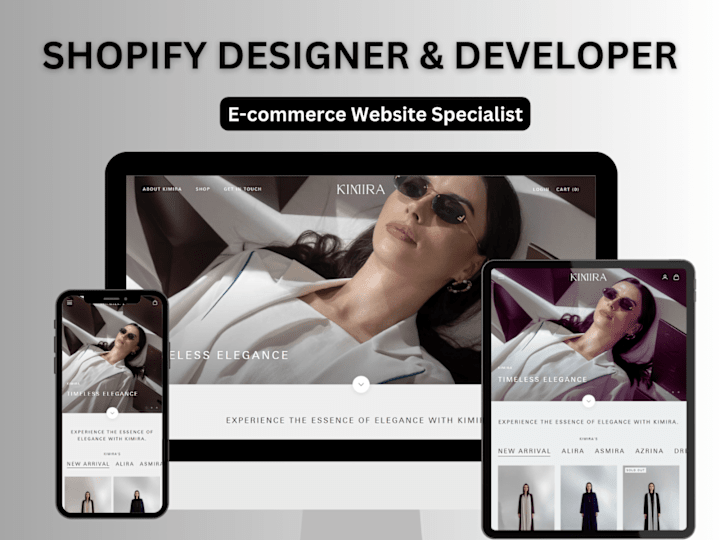 Cover image for I WILL DESIGN YOU A PROFESSIONAL AND CREATIVE SHOPIFY STORE