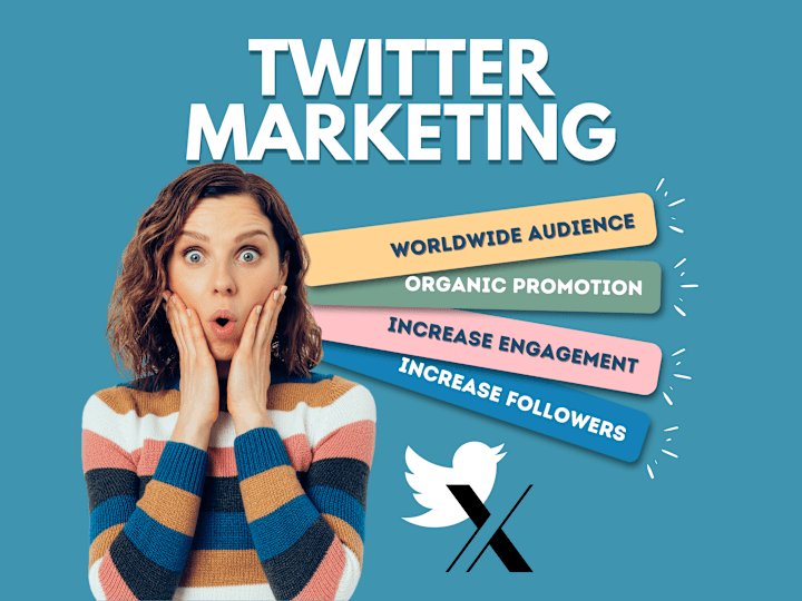 Cover image for X Twitter page or post/video promotion and marketing