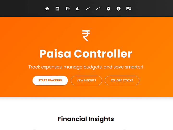 Cover image for Paisa Controller: AI-Powered Finance Management App