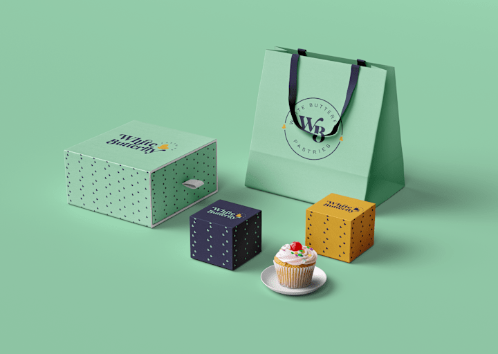 Cover image for White Butterfly Pastries Branding