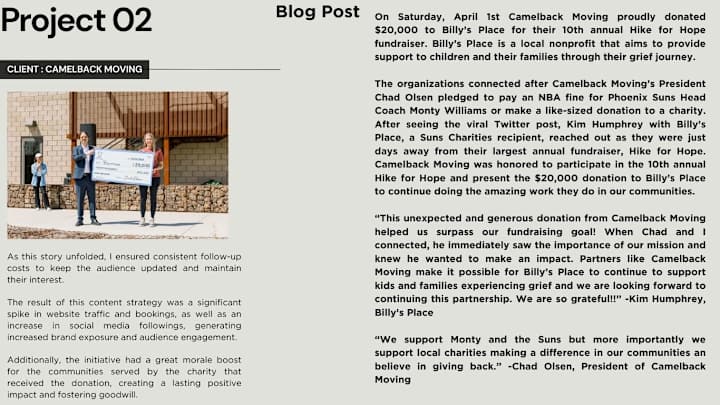 Cover image for Blog Post: Charitable Initiatives