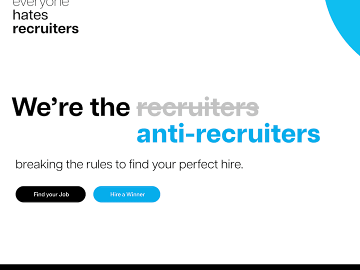 Cover image for Hates Recruiters