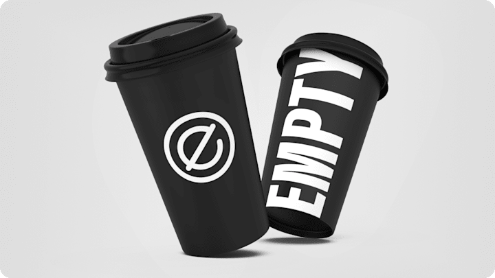 Cover image for Empty Cup · Brand & UI/UX