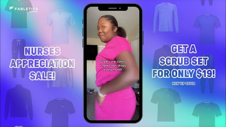 Cover image for Fabletics Scrubs Nurses Week Sale Ad