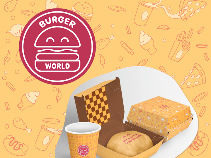 Cover image for Burger Outlet Visual Identity Design 