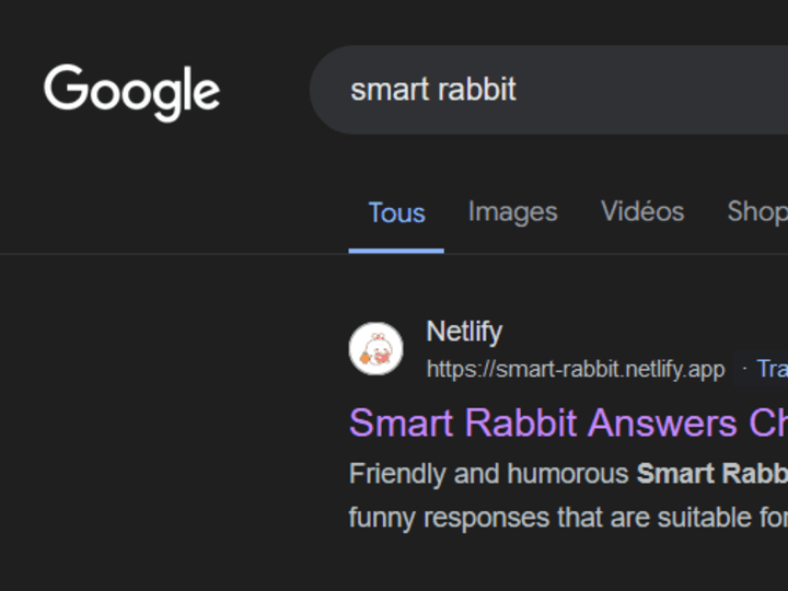 Cover image for SMART RABBIT