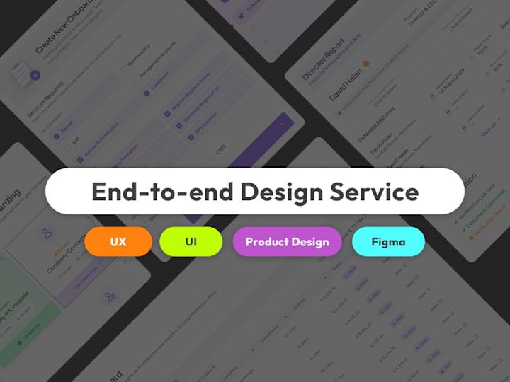 Cover image for User Centric, End-to-end App Design Service