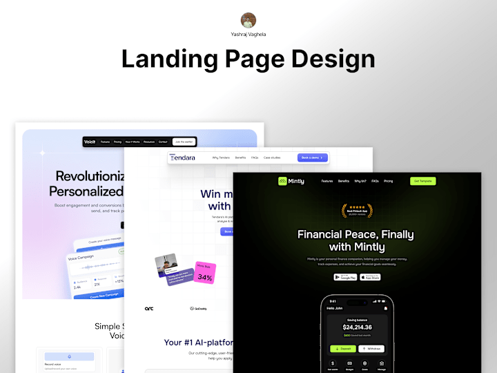 Cover image for Landing Page Design