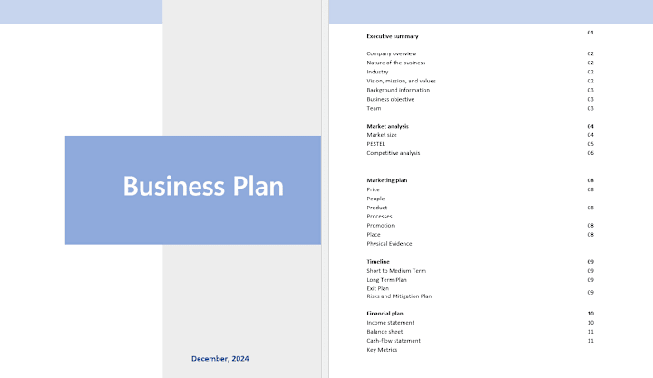 Cover image for Business Plan for Tech Sourcing Platform