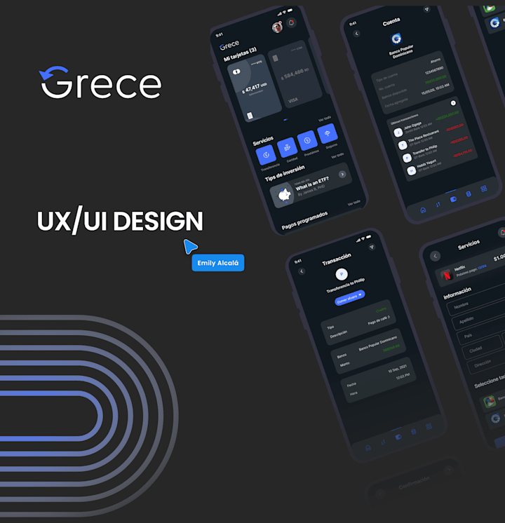 Cover image for Grece | Fintech Desktop & App 