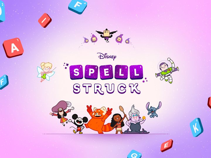 Cover image for Disney SpellStruck: A crossword-style game with a magical twist!