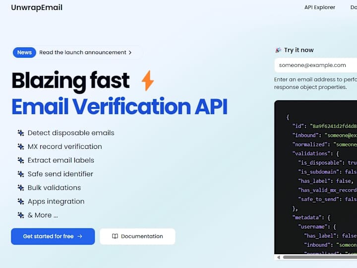 Cover image for Blazing fast Disposable Email Detection & Email Verification AP…