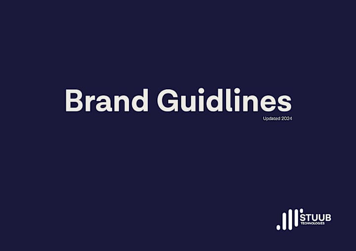 Cover image for Brand Identity Guideline for a fintech