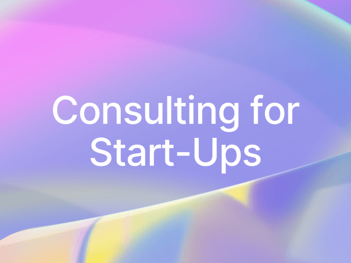 Cover image for Consulting for Start-Ups