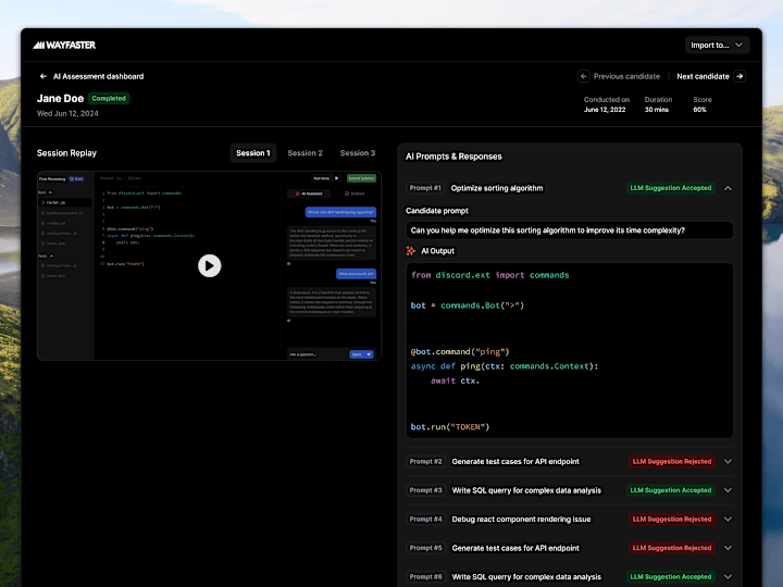 Cover image for Live Session Review with AI Prompt Tracking