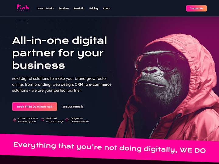 Cover image for Bold Agency Website