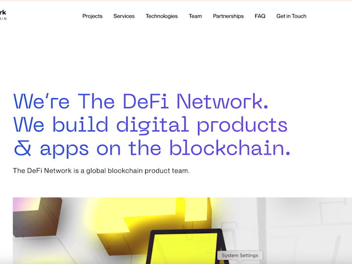 Cover image for DefiNetwork | Frontend Developer