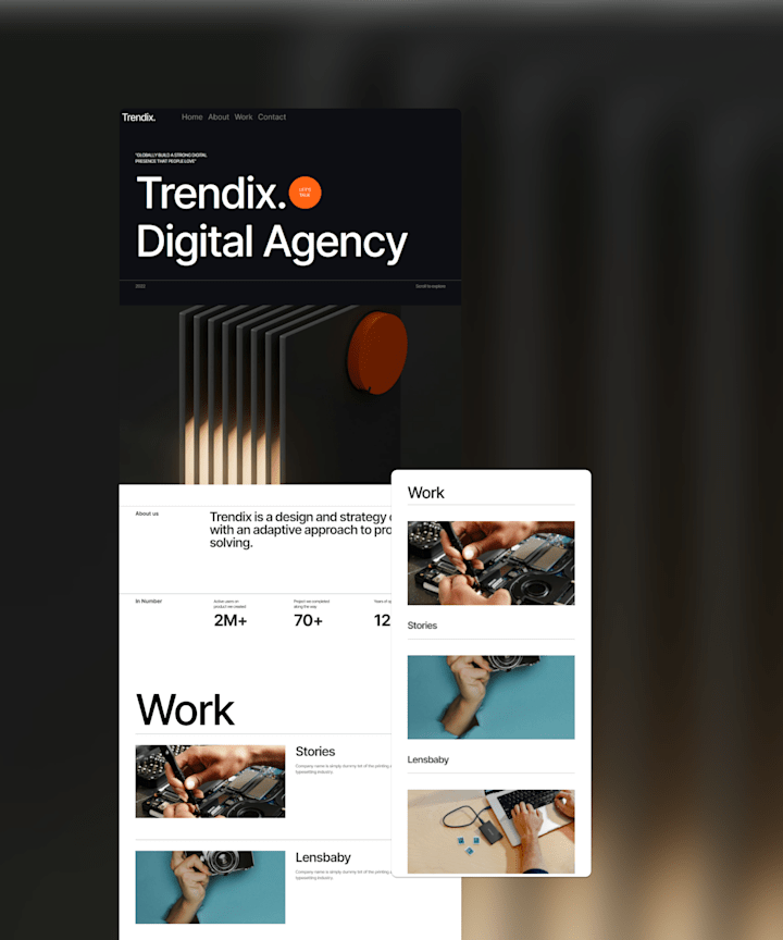 Cover image for Trendix - Framer Templates