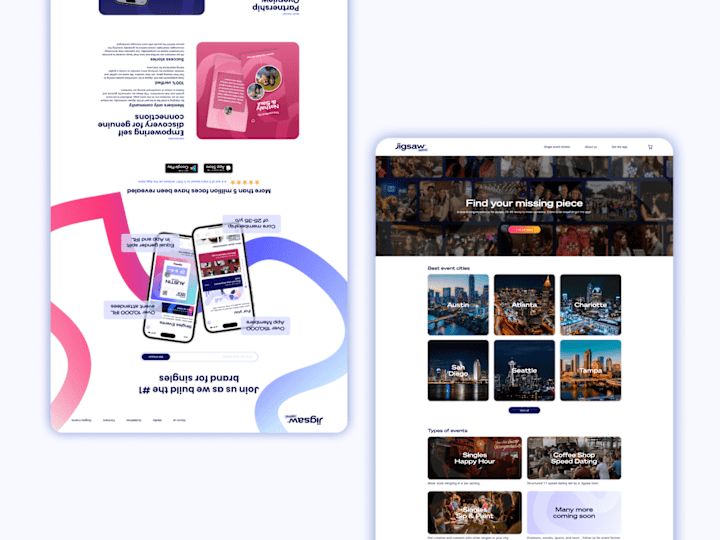 Cover image for Web Design: Affiliate Landing Page & Event Ticket Platform