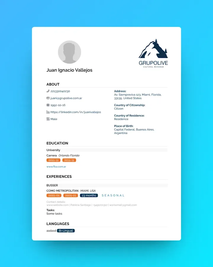 Cover image for Resume Builder - CV Creator