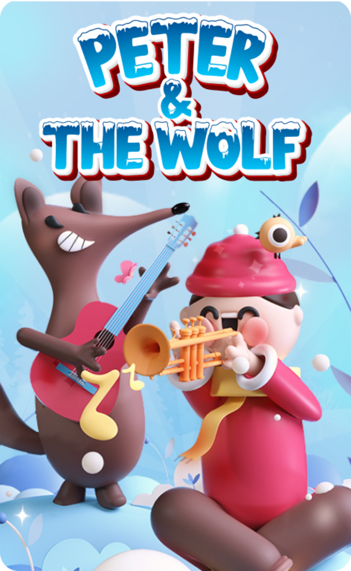 Cover image for Peter & the Wolf